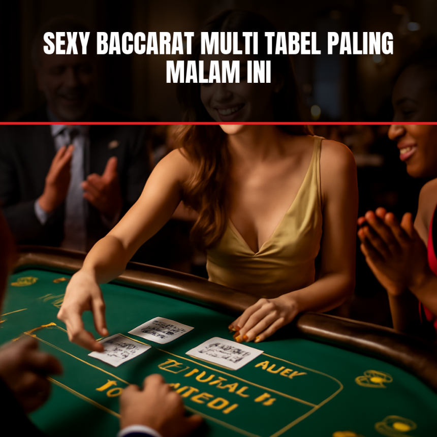 Permainan sexy baccarat multi tabel di kasino live